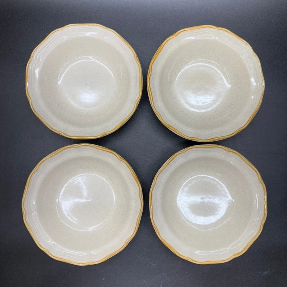 Vintage 70s Mikasa Garden Club Flowerfest 7in Soup Cereal Bowls EC452 Set of 2‎